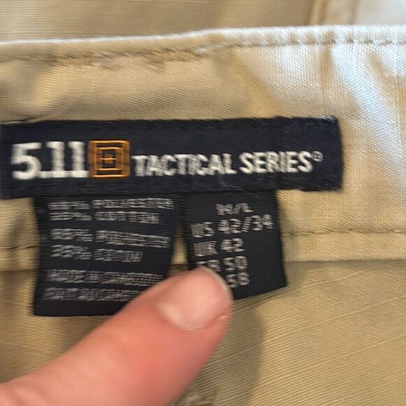 5.11 Tactical Men's Covert Canvas Pants Cargo Utility Style 74289 size 42/34 - Picture 7 of 9